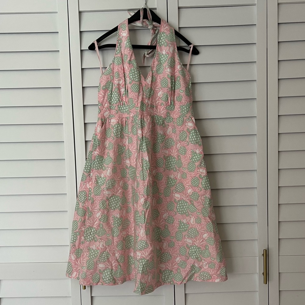 NWT Vineyard Vines Lizzie Dress in Pineapple Smoothie - size 14